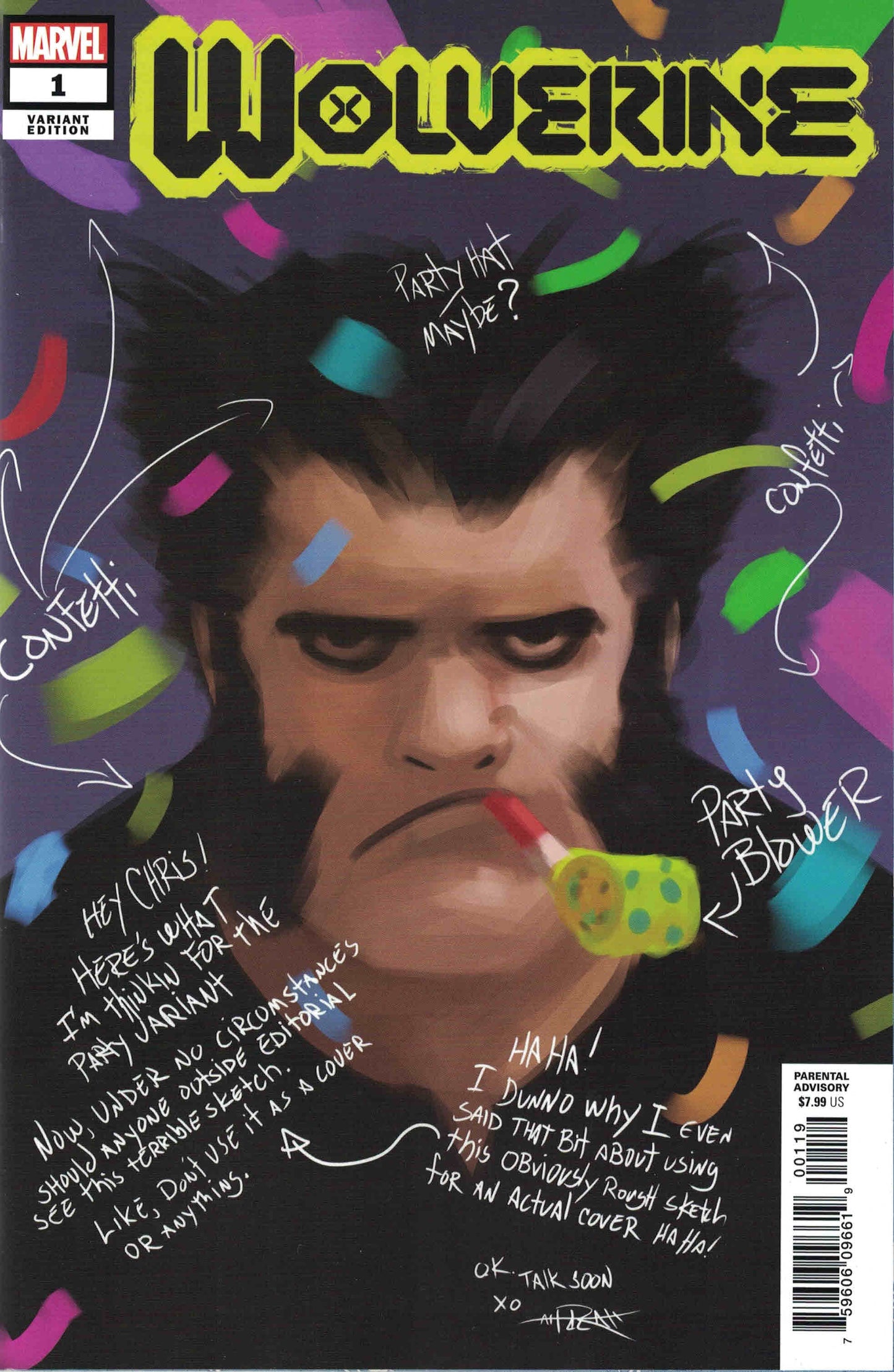 Wolverine #1S Unlockable Variant