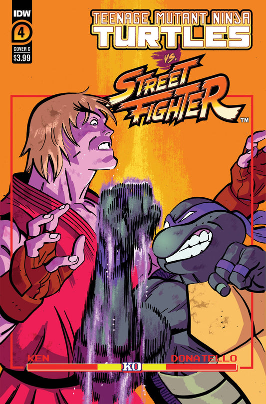 TMNT VS. STREET FIGHTER #4C (OF 5) REILLY VARIANT