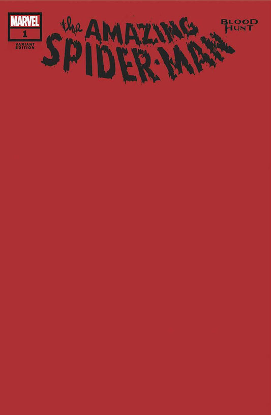 Amazing Spider-Man Blood Hunt #1 Blood Red Blank Variant