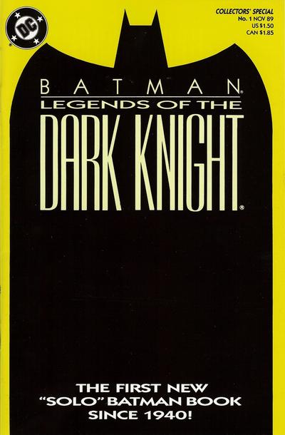 Batman: Legends of the Dark Knight #1 Yellow Cover