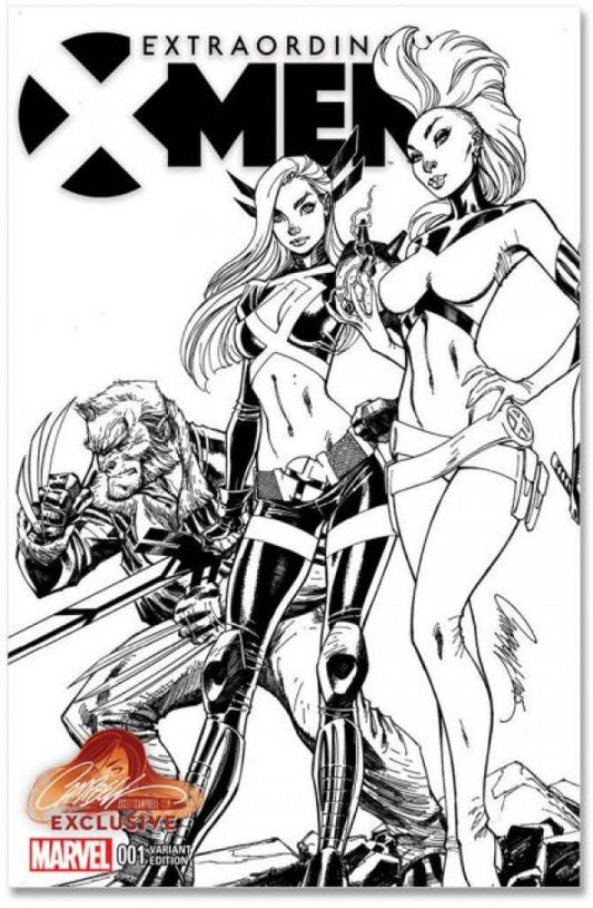 Extraordinary X-Men #1 JSC Variant B&W