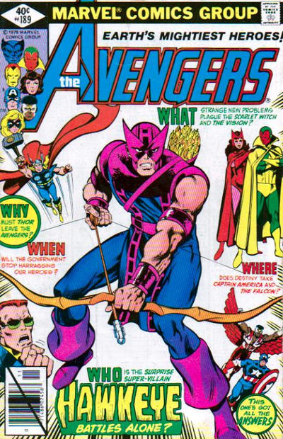 The Avengers #189