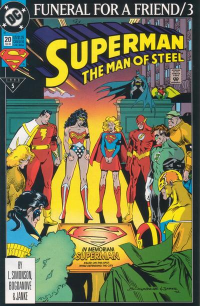 Superman: The Man of Steel #20A