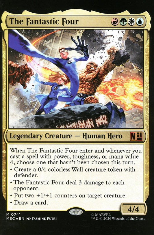 Fantastic Four #12 Classified Artist Magic: The Gathering Variant