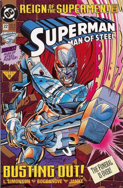 Superman: The Man of Steel #22A