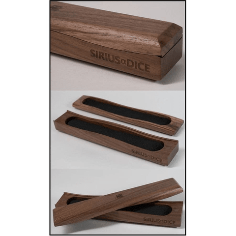 Dice Vault Walnut Wood