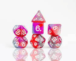 8ct Sirius Dice Set- Dragon Fruit Dice