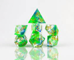 7ct Sirius Dice Set- Sharp Cyprus