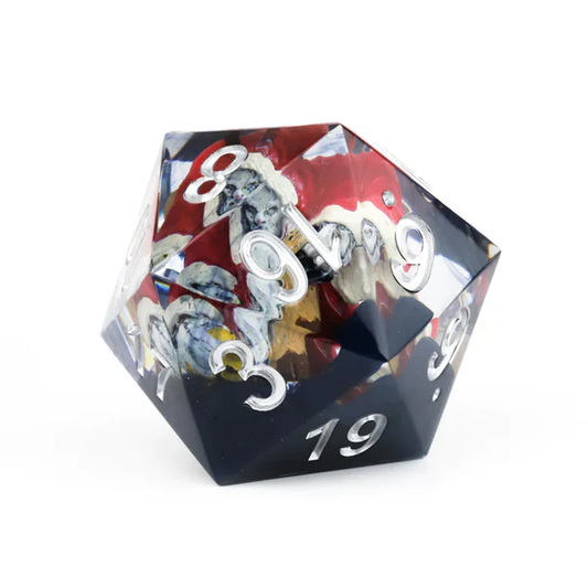Large D20 Snowglobe - Krampus Sirius Dice