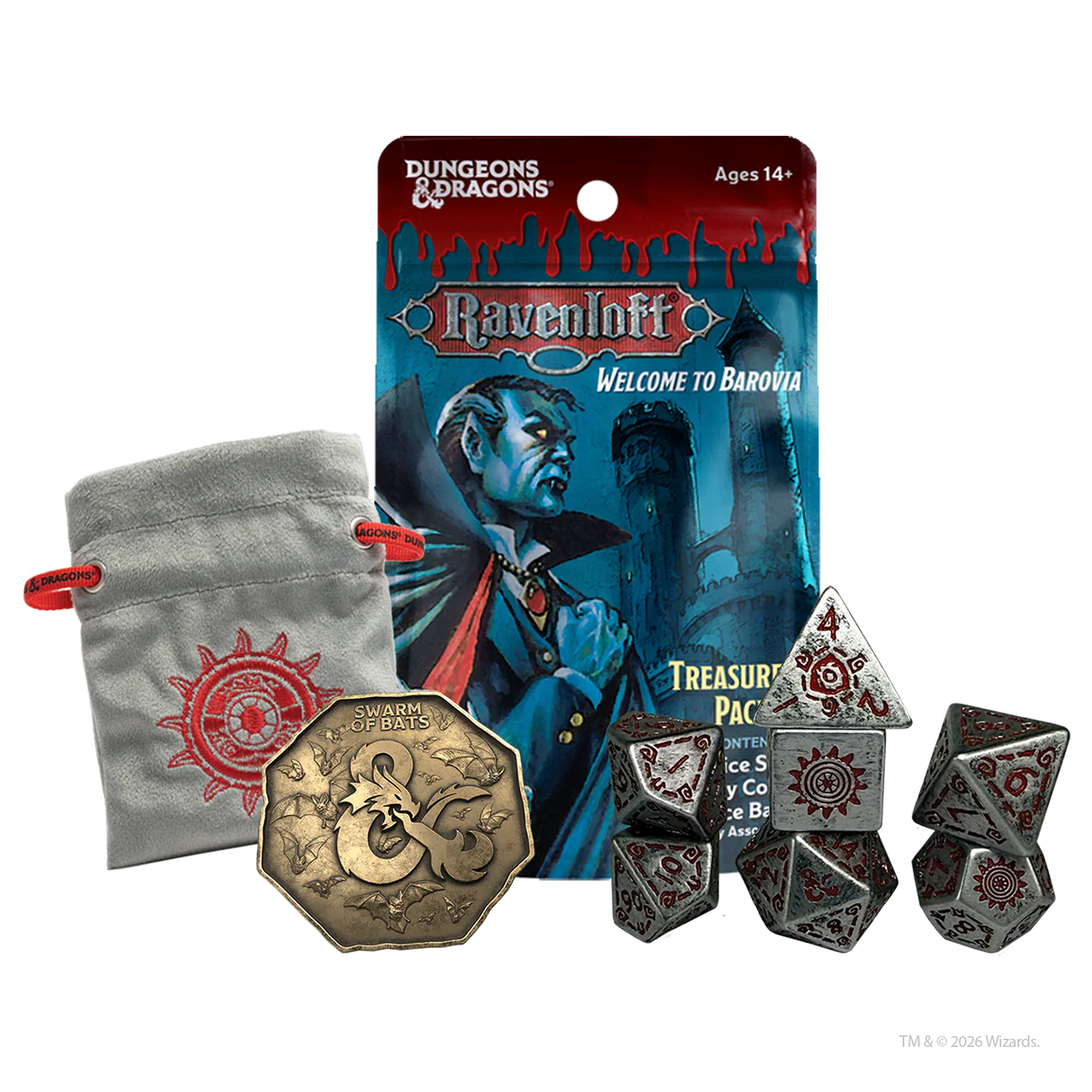 Dungeons & Dragons Castle Ravenloft Treasure Packs