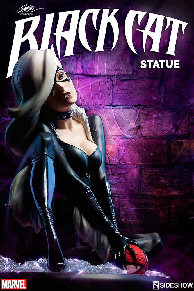 Black Cat - Polystone Statue - Sideshow Collectibles LIMITED EDITION: 1750