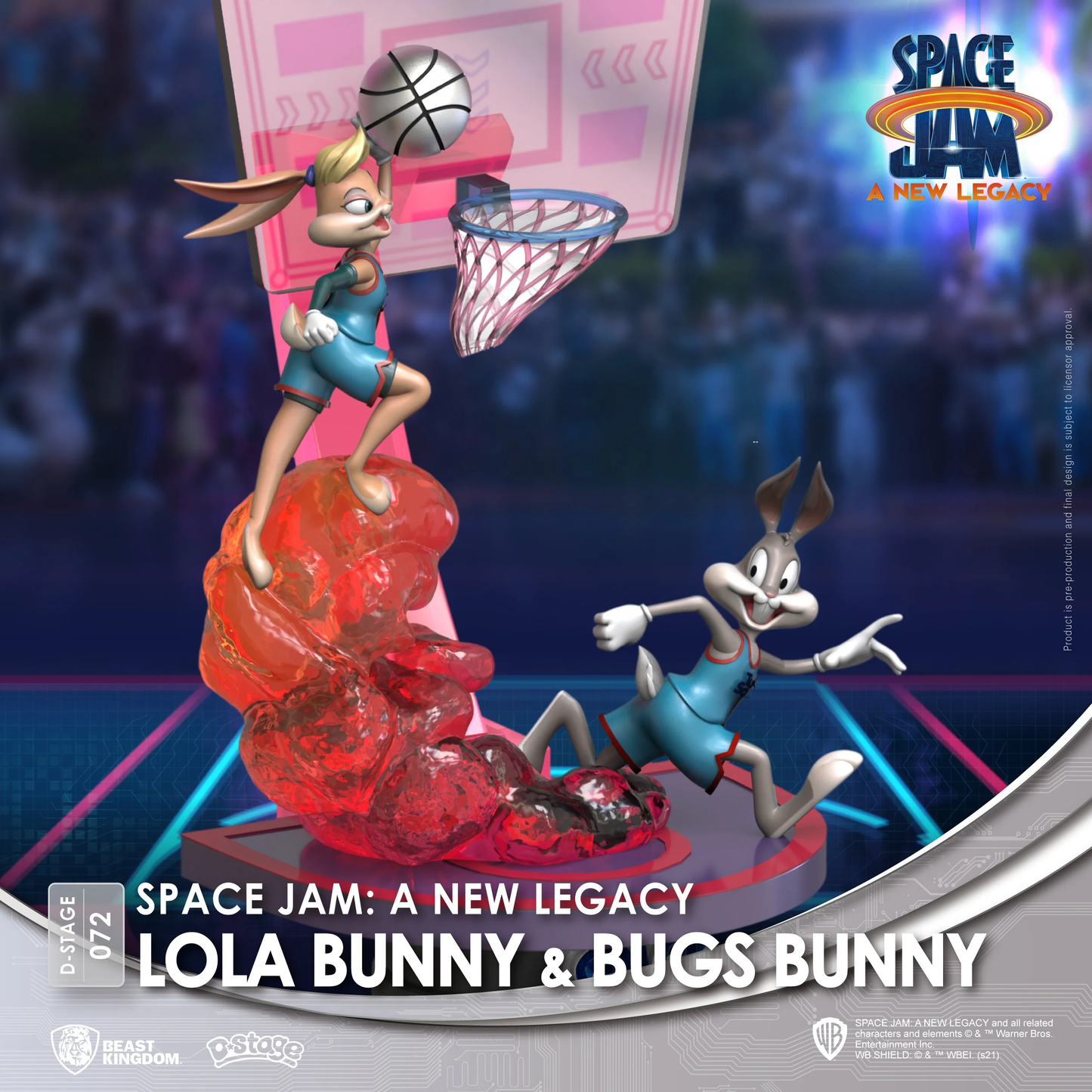 Space Jam New Legacy 5 Inch Static Figure D-Stage - Lola & Bugs