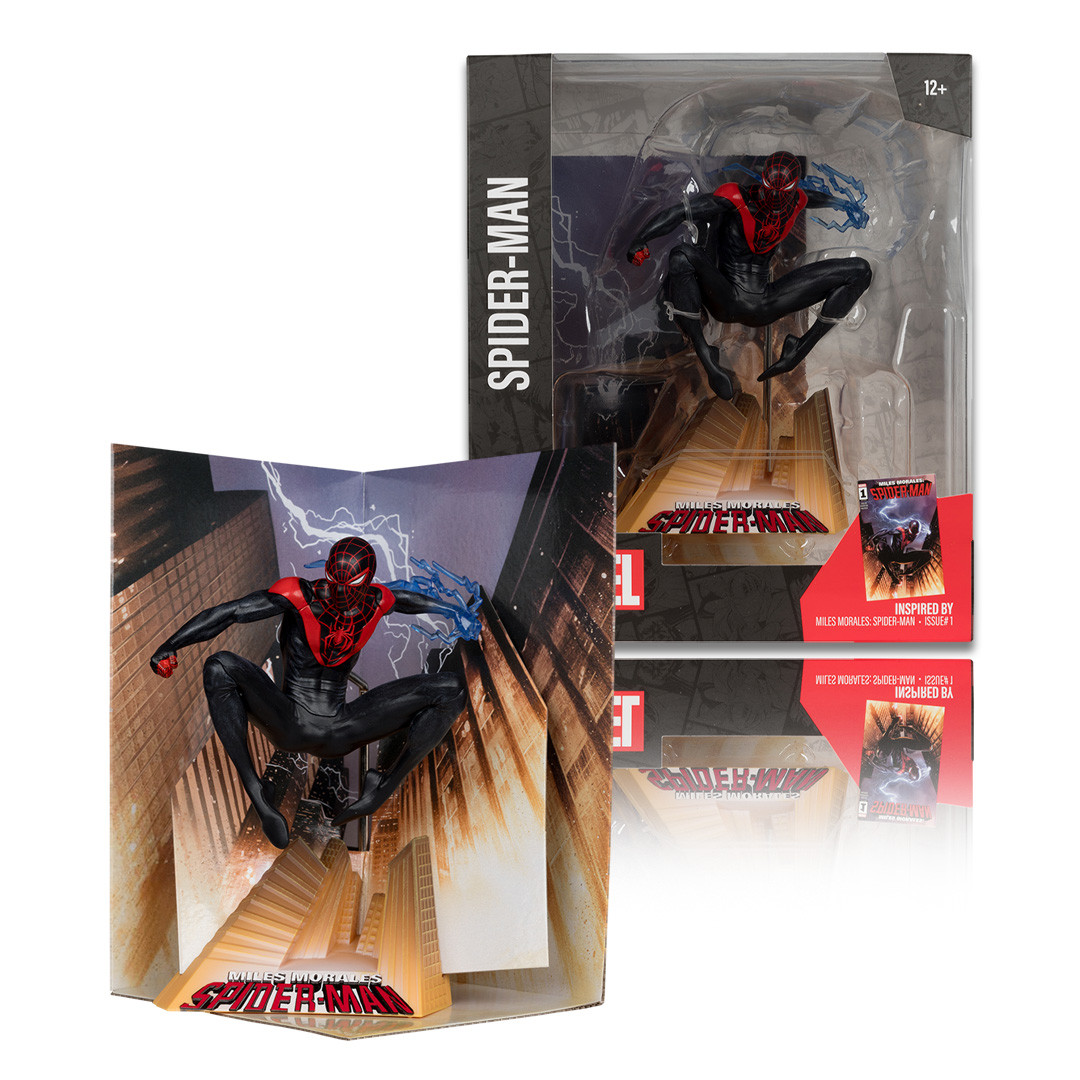 McFarlane Toys - Spider-Man (Miles Morales: Spider-Man #1) 1:10th Scale Figure
