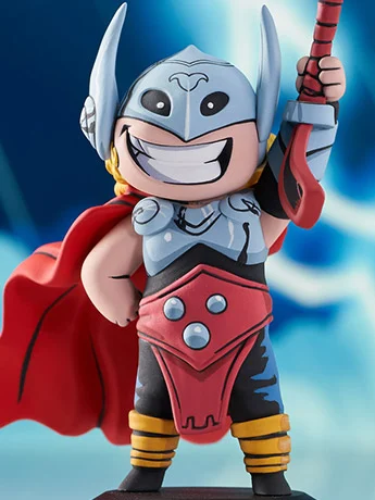 Diamond Select Toys & Gentle Giant - Marvel Animated Skottie Young Mighty Thor Limited Edition Statue