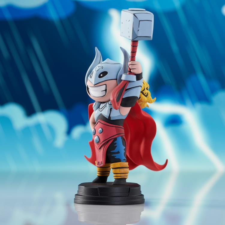 Diamond Select Toys & Gentle Giant - Marvel Animated Skottie Young Mighty Thor Limited Edition Statue