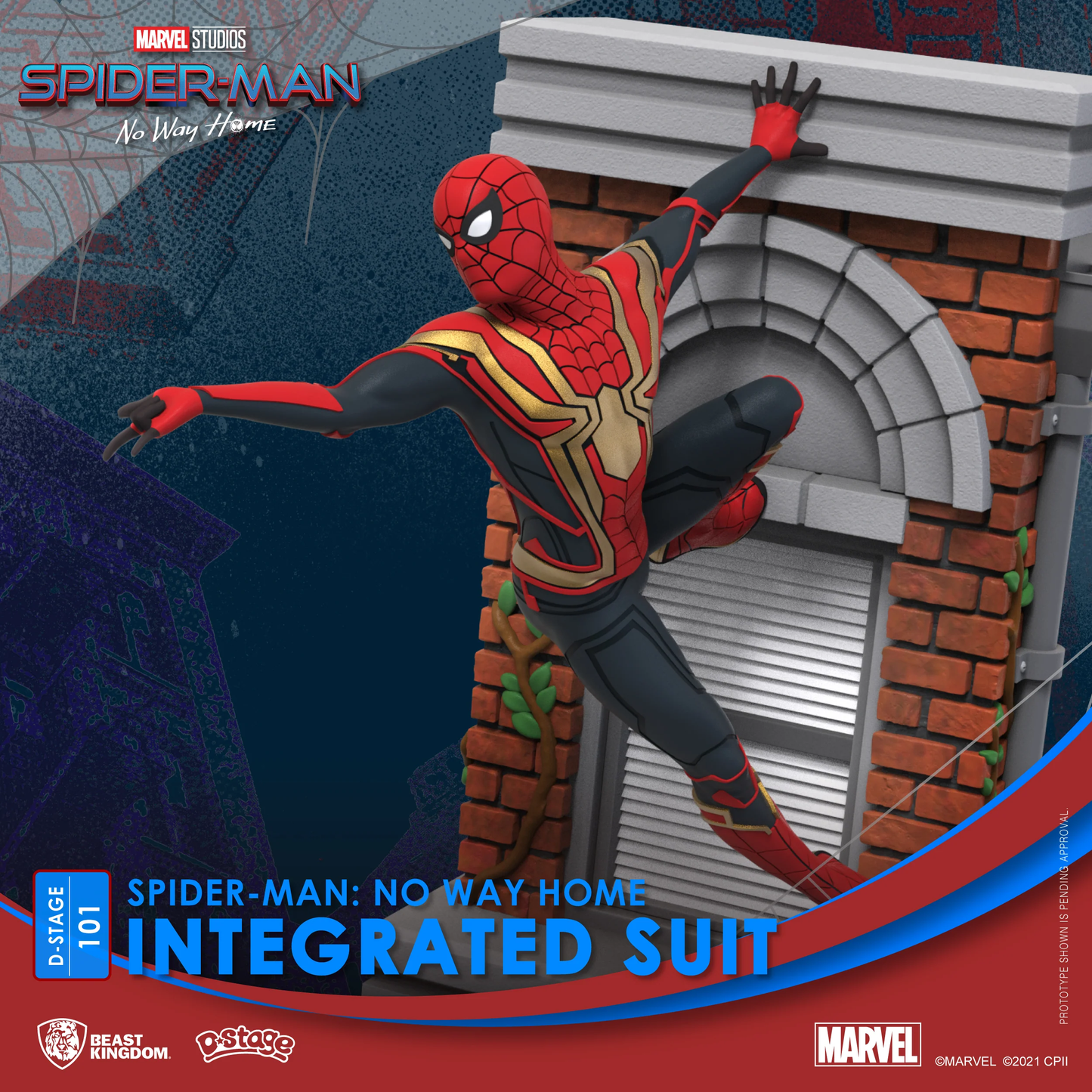 Beast Kingdom - Marvel Spider-Man: No Way Home Integrated Suit D-Stage Figure Statue