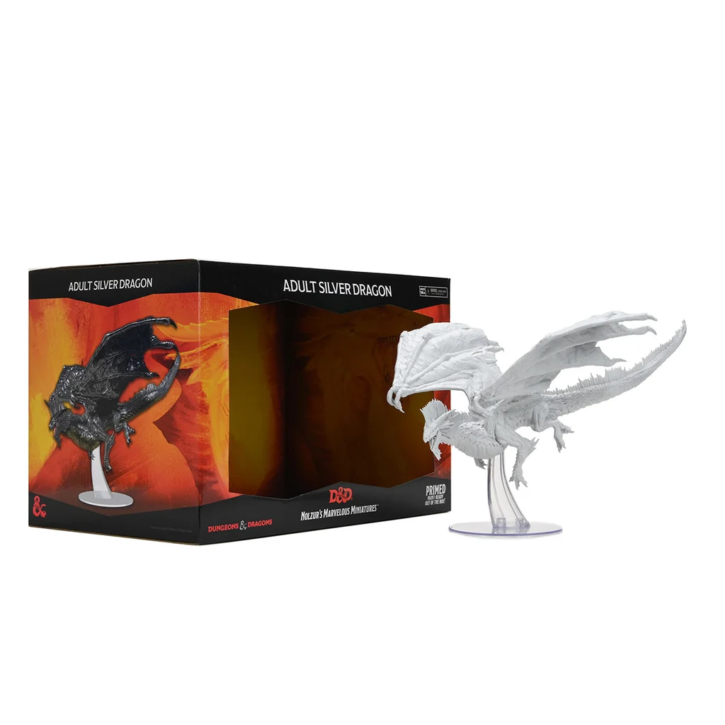 D&D Marvelous Miniatures: Adult Silver Dragon