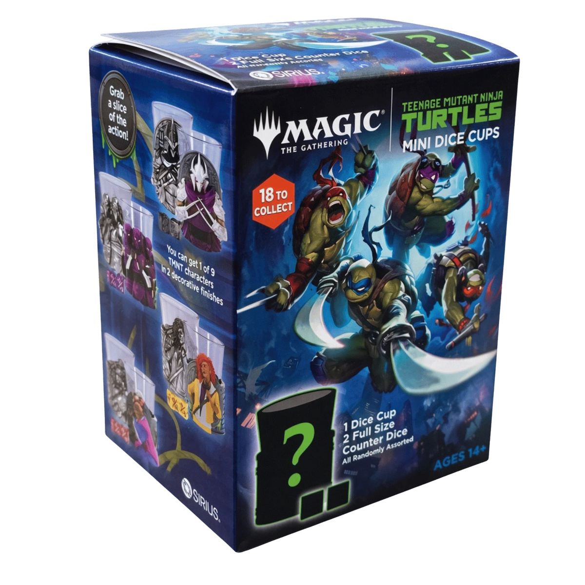 Sirius Dice: Magic The Gathering - Teenage Mutant Ninja Turtles Mini Dice Cups