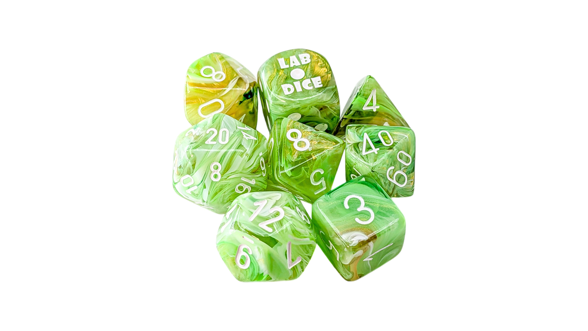 Chessex Lab Dice™ Marble® Polyhedral Dice