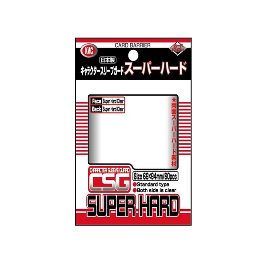 KMC Clear Card Sleeves 60ct