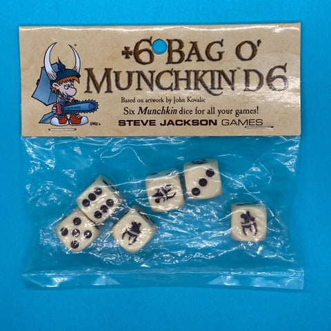 6 Bag O' Munchkin D6 Dice